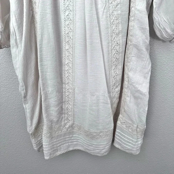 Host Pick SPELL & THE GYPSY COLLECTIVE | Cinder Oversized Cream Tunic Dress | XS - Picture 8 of 10